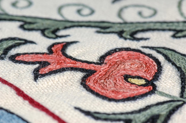Vyšívané vzory pri práci